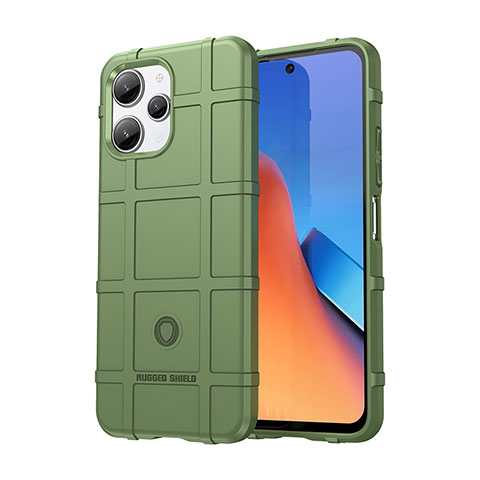 Coque Ultra Fine Silicone Souple 360 Degres Housse Etui J01S pour Xiaomi Poco M6 Pro 5G Vert