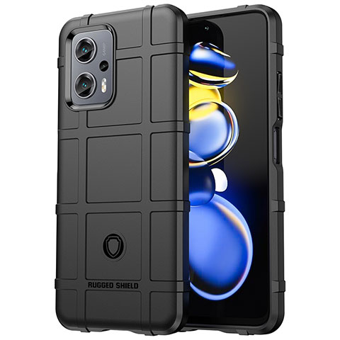 Coque Ultra Fine Silicone Souple 360 Degres Housse Etui J01S pour Xiaomi Poco X4 GT 5G Noir