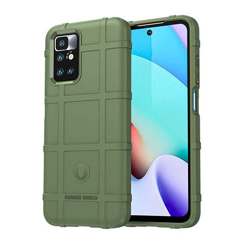 Coque Ultra Fine Silicone Souple 360 Degres Housse Etui J01S pour Xiaomi Redmi 10 (2022) Vert