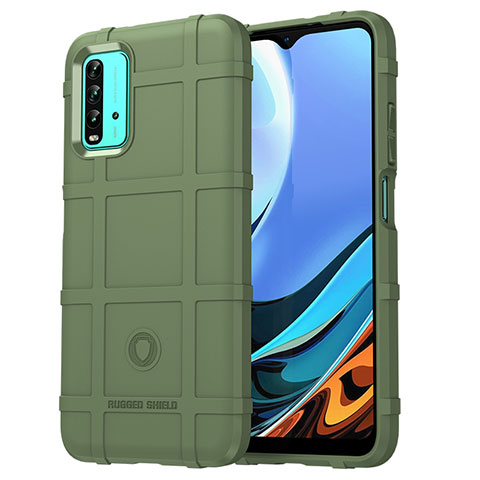 Coque Ultra Fine Silicone Souple 360 Degres Housse Etui J01S pour Xiaomi Redmi 9 Power Vert