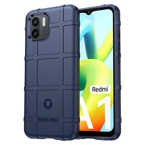 Coque Ultra Fine Silicone Souple 360 Degres Housse Etui J01S pour Xiaomi Redmi A2 Bleu