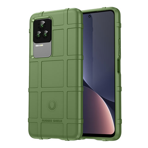 Coque Ultra Fine Silicone Souple 360 Degres Housse Etui J01S pour Xiaomi Redmi K60E 5G Vert