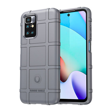 Coque Ultra Fine Silicone Souple 360 Degres Housse Etui J01S pour Xiaomi Redmi Note 11 4G (2021) Gris