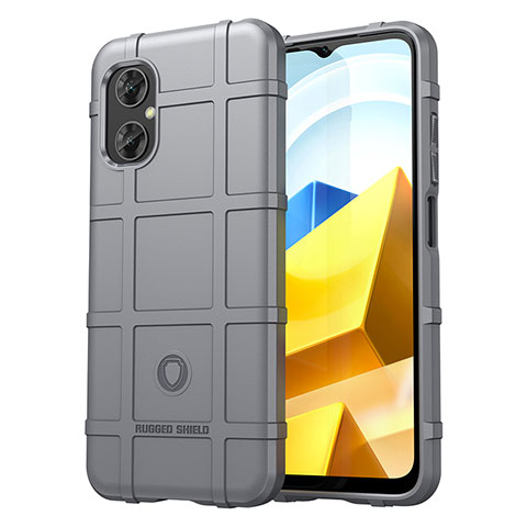 Coque Ultra Fine Silicone Souple 360 Degres Housse Etui J01S pour Xiaomi Redmi Note 11R 5G Gris