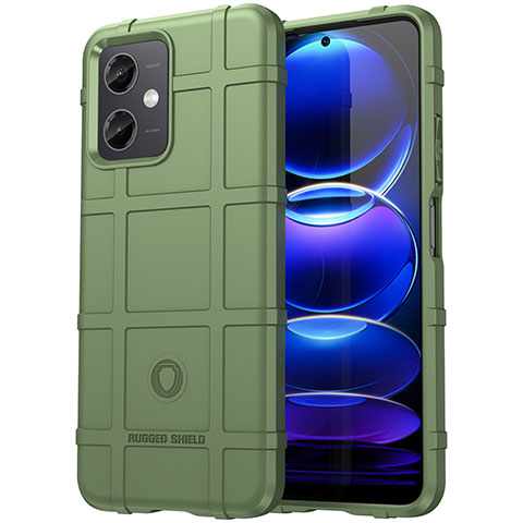 Coque Ultra Fine Silicone Souple 360 Degres Housse Etui J01S pour Xiaomi Redmi Note 12R Pro 5G Vert