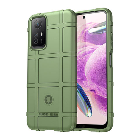 Coque Ultra Fine Silicone Souple 360 Degres Housse Etui J01S pour Xiaomi Redmi Note 12S Vert