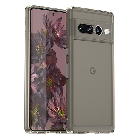 Coque Ultra Fine Silicone Souple 360 Degres Housse Etui J02S pour Google Pixel 7 Pro 5G Gris