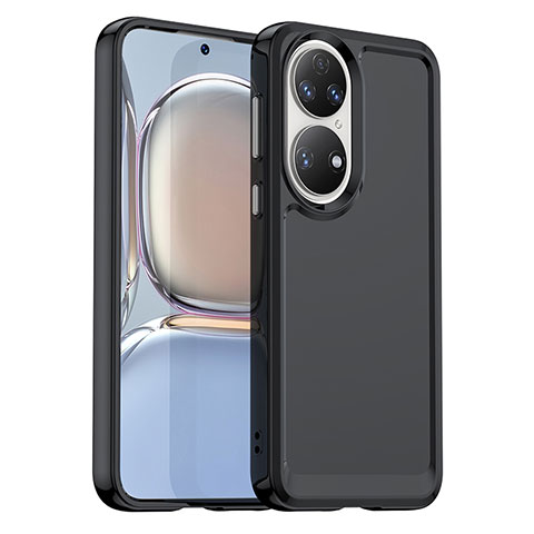 Coque Ultra Fine Silicone Souple 360 Degres Housse Etui J02S pour Huawei P50 Pro Noir