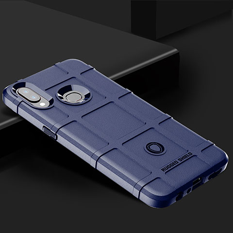 Coque Ultra Fine Silicone Souple 360 Degres Housse Etui J02S pour Samsung Galaxy A10s Bleu