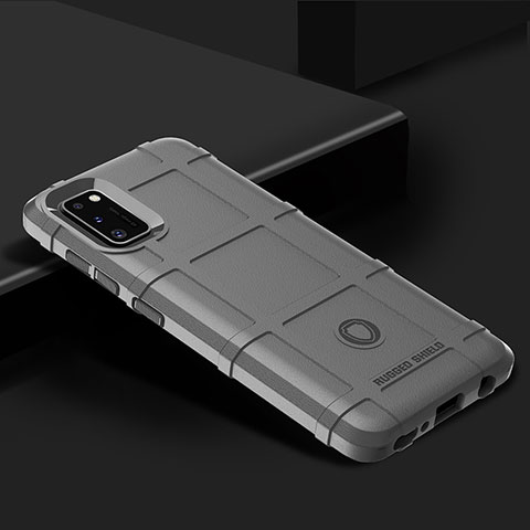 Coque Ultra Fine Silicone Souple 360 Degres Housse Etui J02S pour Samsung Galaxy A41 Gris