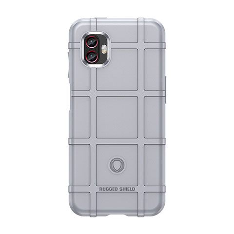 Coque Ultra Fine Silicone Souple 360 Degres Housse Etui J02S pour Samsung Galaxy Xcover Pro 2 5G Gris