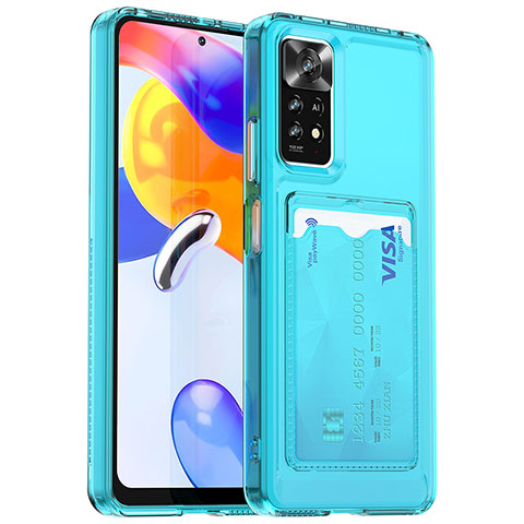 Coque Ultra Fine Silicone Souple 360 Degres Housse Etui J02S pour Xiaomi Mi 11i 5G (2022) Bleu Ciel