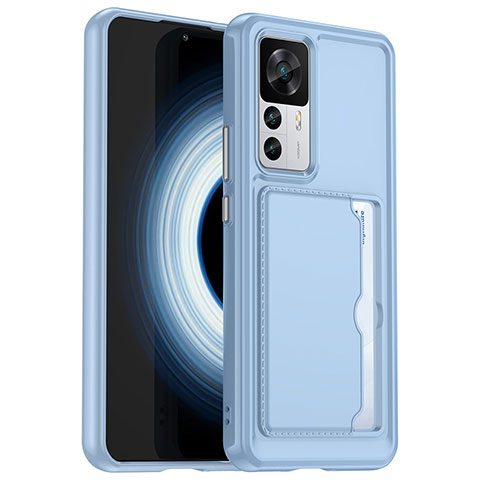 Coque Ultra Fine Silicone Souple 360 Degres Housse Etui J02S pour Xiaomi Mi 12T 5G Bleu