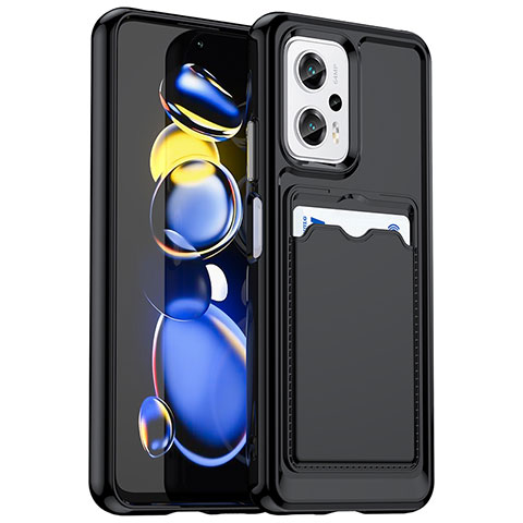 Coque Ultra Fine Silicone Souple 360 Degres Housse Etui J02S pour Xiaomi Poco X4 GT 5G Noir