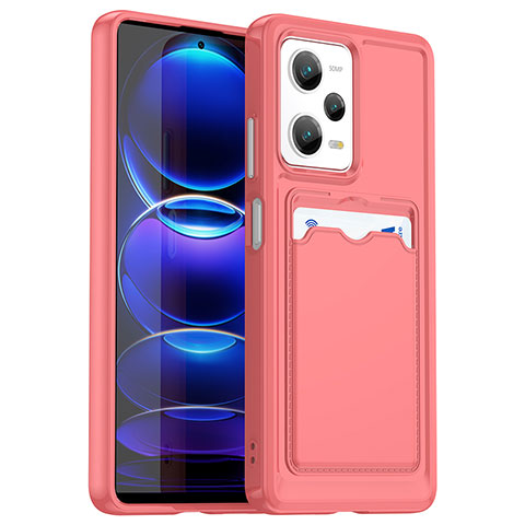 Coque Ultra Fine Silicone Souple 360 Degres Housse Etui J02S pour Xiaomi Redmi Note 12 5G Rouge