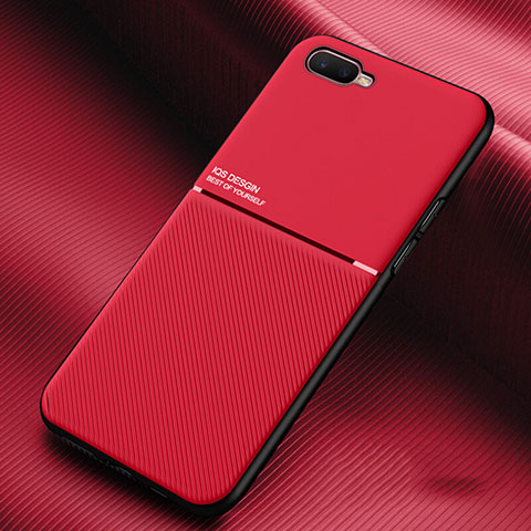 Coque Ultra Fine Silicone Souple 360 Degres Housse Etui L01 pour Oppo R15X Rouge