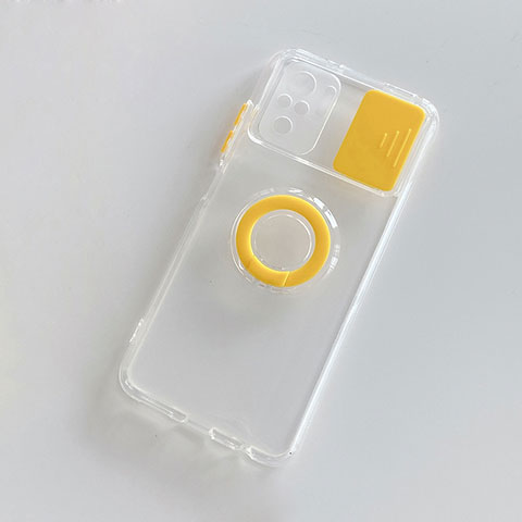 Coque Ultra Fine Silicone Souple 360 Degres Housse Etui MJ1 pour Xiaomi Redmi Note 10 4G Jaune