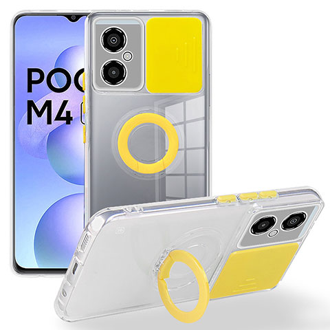 Coque Ultra Fine Silicone Souple 360 Degres Housse Etui MJ1 pour Xiaomi Redmi Note 11R 5G Jaune