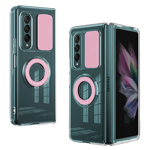 Coque Ultra Fine Silicone Souple 360 Degres Housse Etui MJ2 pour Samsung Galaxy Z Fold3 5G Rose