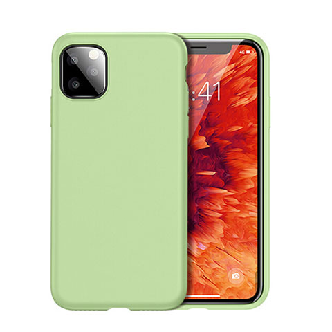 Coque Ultra Fine Silicone Souple 360 Degres Housse Etui pour Apple iPhone 11 Pro Vert