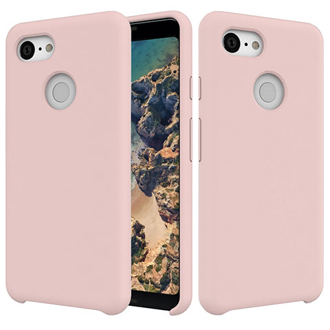 Coque Ultra Fine Silicone Souple 360 Degres Housse Etui pour Google Pixel 3 Rose