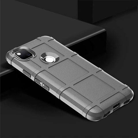 Coque Ultra Fine Silicone Souple 360 Degres Housse Etui pour Google Pixel 4a Gris