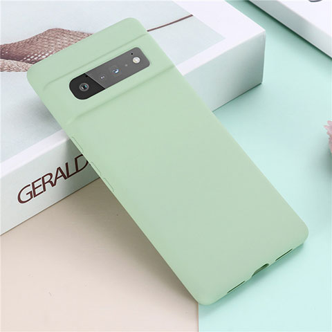 Coque Ultra Fine Silicone Souple 360 Degres Housse Etui pour Google Pixel 6 Pro 5G Vert