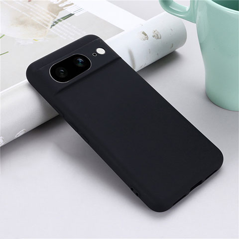 Coque Ultra Fine Silicone Souple 360 Degres Housse Etui pour Google Pixel 8 5G Noir