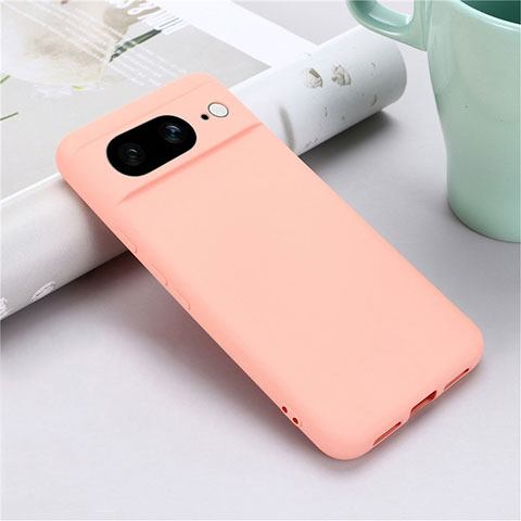 Coque Ultra Fine Silicone Souple 360 Degres Housse Etui pour Google Pixel 8 5G Rose