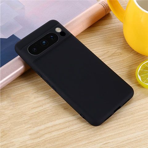 Coque Ultra Fine Silicone Souple 360 Degres Housse Etui pour Google Pixel 8 Pro 5G Noir