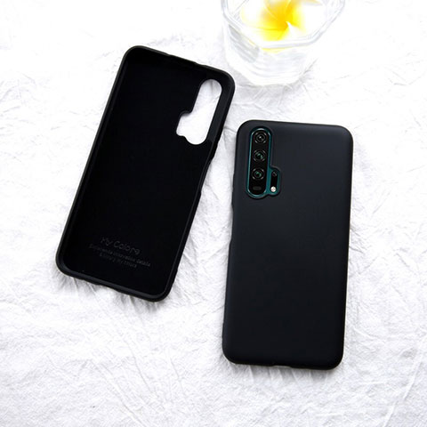 Coque Ultra Fine Silicone Souple 360 Degres Housse Etui pour Huawei Honor 20 Pro Noir