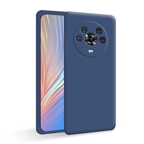 Coque Ultra Fine Silicone Souple 360 Degres Housse Etui pour Huawei Honor Magic4 5G Bleu