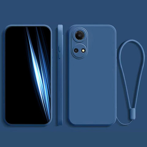 Coque Ultra Fine Silicone Souple 360 Degres Housse Etui pour Huawei Honor X7 Bleu