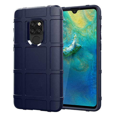 Coque Ultra Fine Silicone Souple 360 Degres Housse Etui pour Huawei Mate 20 Bleu