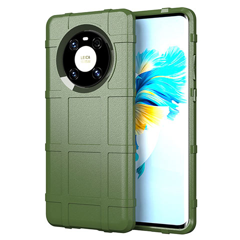 Coque Ultra Fine Silicone Souple 360 Degres Housse Etui pour Huawei Mate 40 Vert Armee