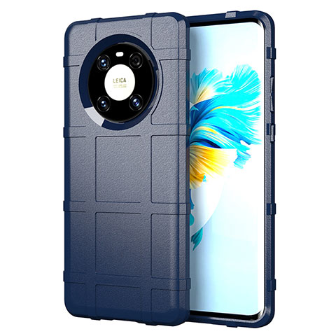 Coque Ultra Fine Silicone Souple 360 Degres Housse Etui pour Huawei Mate 40E 4G Bleu