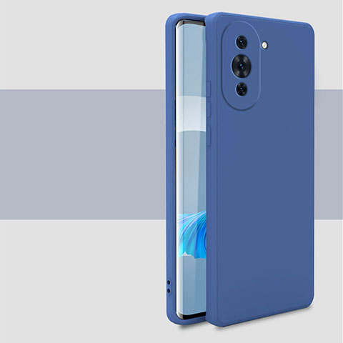 Coque Ultra Fine Silicone Souple 360 Degres Housse Etui pour Huawei Nova 10 Bleu