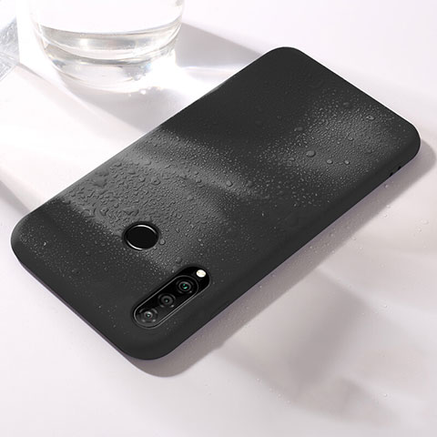 Coque Ultra Fine Silicone Souple 360 Degres Housse Etui pour Huawei Nova 4e Noir