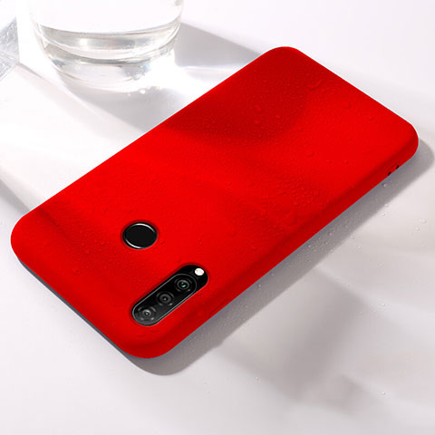 Coque Ultra Fine Silicone Souple 360 Degres Housse Etui pour Huawei Nova 4e Rouge