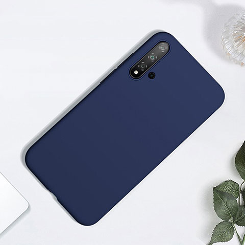 Coque Ultra Fine Silicone Souple 360 Degres Housse Etui pour Huawei Nova 5 Pro Bleu