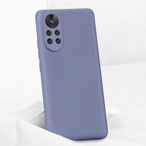 Coque Ultra Fine Silicone Souple 360 Degres Housse Etui pour Huawei Nova 8 Pro 5G Gris Lavende