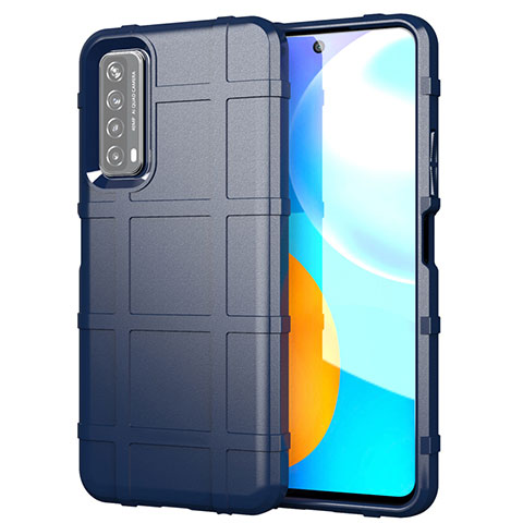 Coque Ultra Fine Silicone Souple 360 Degres Housse Etui pour Huawei P Smart (2021) Bleu