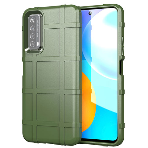 Coque Ultra Fine Silicone Souple 360 Degres Housse Etui pour Huawei Y7a Vert Armee