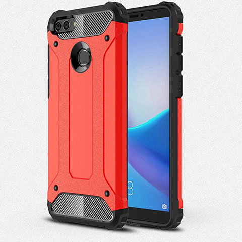 Coque Ultra Fine Silicone Souple 360 Degres Housse Etui pour Huawei Y9 (2018) Rouge