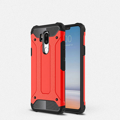 Coque Ultra Fine Silicone Souple 360 Degres Housse Etui pour LG G7 Rouge