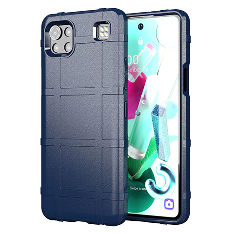 Coque Ultra Fine Silicone Souple 360 Degres Housse Etui pour LG K92 5G Bleu