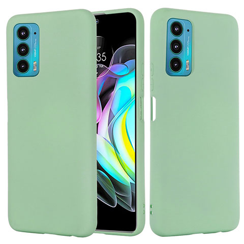 Coque Ultra Fine Silicone Souple 360 Degres Housse Etui pour Motorola Moto Edge 20 5G Vert