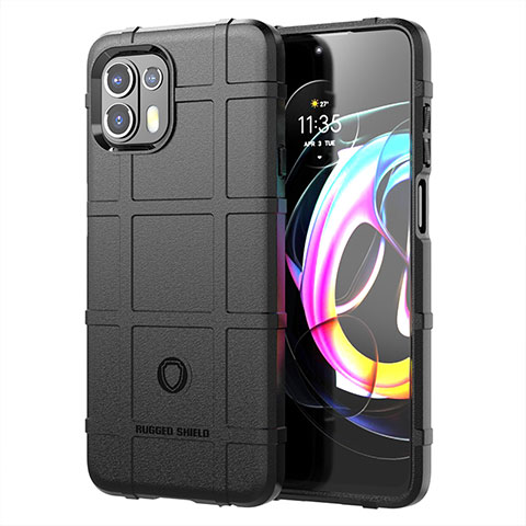 Coque Ultra Fine Silicone Souple 360 Degres Housse Etui pour Motorola Moto Edge 20 Lite 5G Noir