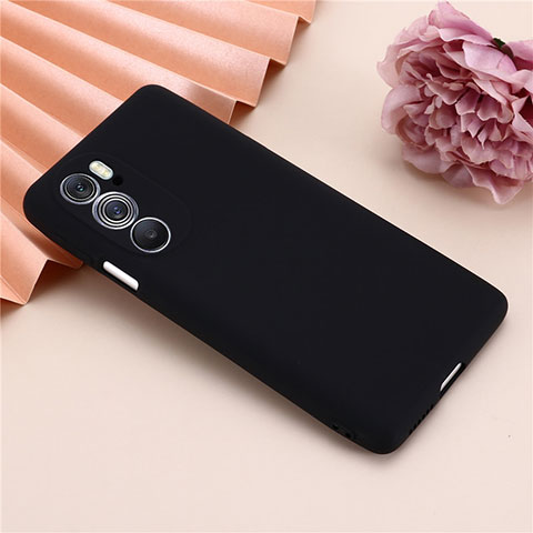 Coque Ultra Fine Silicone Souple 360 Degres Housse Etui pour Motorola Moto Edge X30 5G Noir