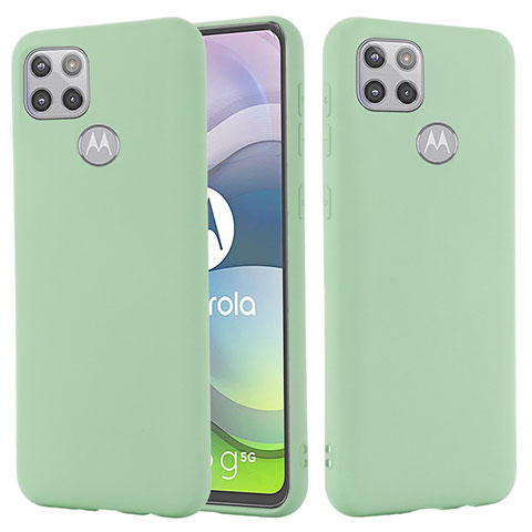 Coque Ultra Fine Silicone Souple 360 Degres Housse Etui pour Motorola Moto G 5G Vert